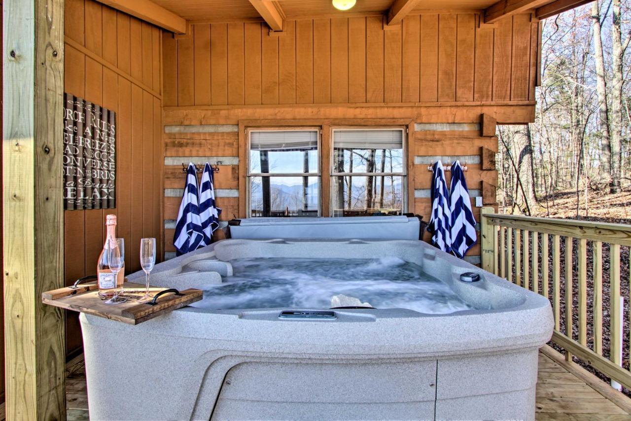 Panoramic-View Gatlinburg Cabin With Private Hot Tub Экстерьер фото