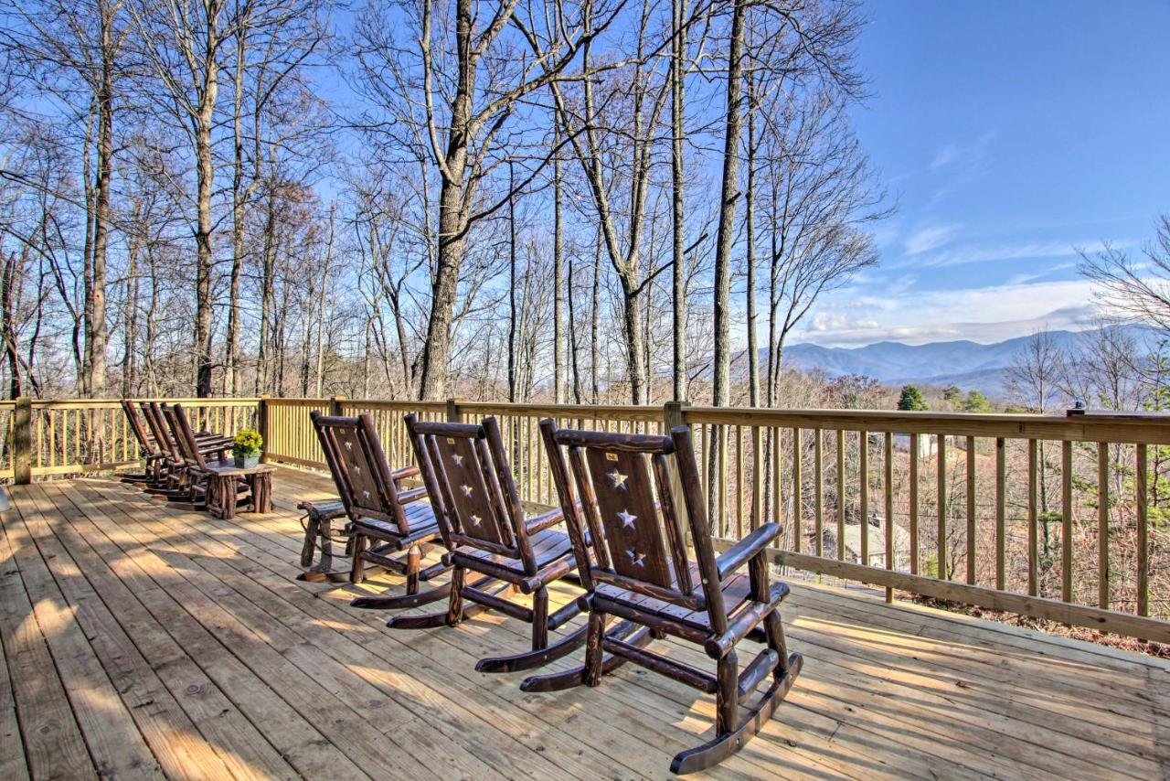 Panoramic-View Gatlinburg Cabin With Private Hot Tub Экстерьер фото