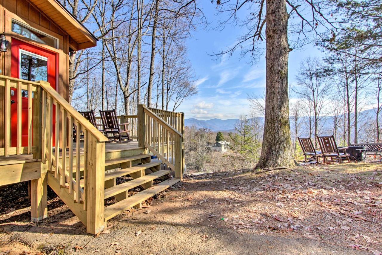 Panoramic-View Gatlinburg Cabin With Private Hot Tub Экстерьер фото